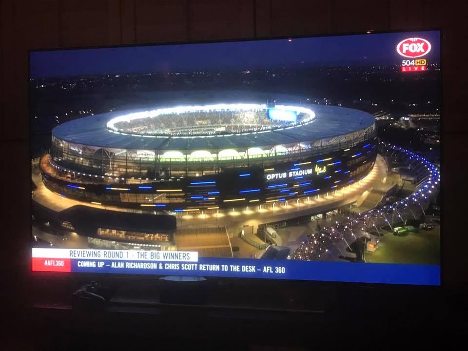 AFL  Optus Stadium - Drone Camera Op