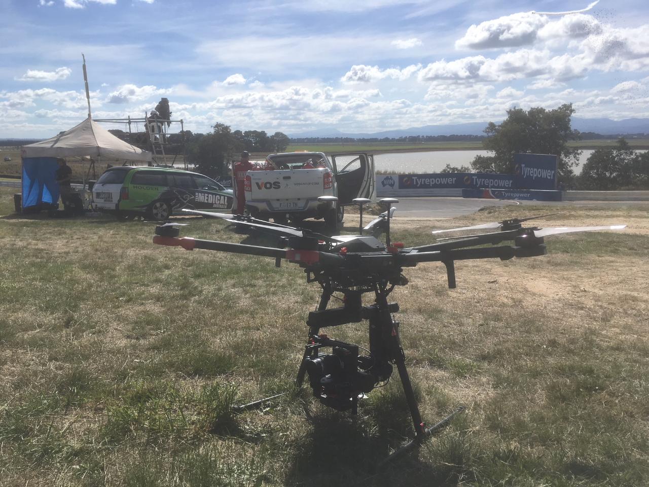 Supercars V8's - Tasmania - Drone Camera Op