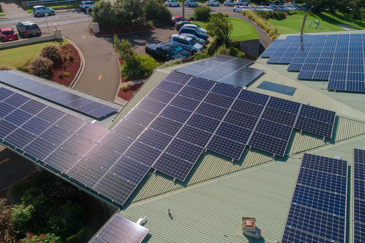 Solar panels taking off 