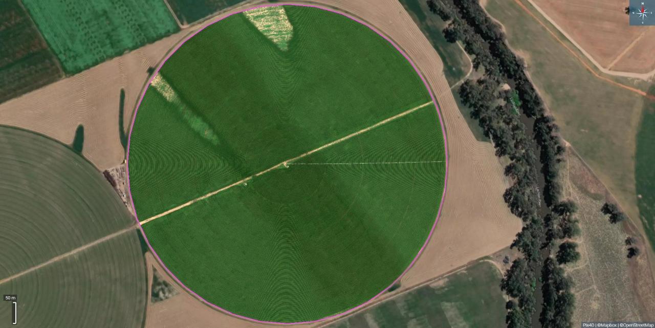 Aerial photography, drone photography by Thompson Agronomy