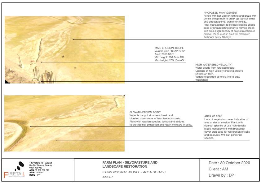 Erosion assessment and silvopasture system design, central Victoria