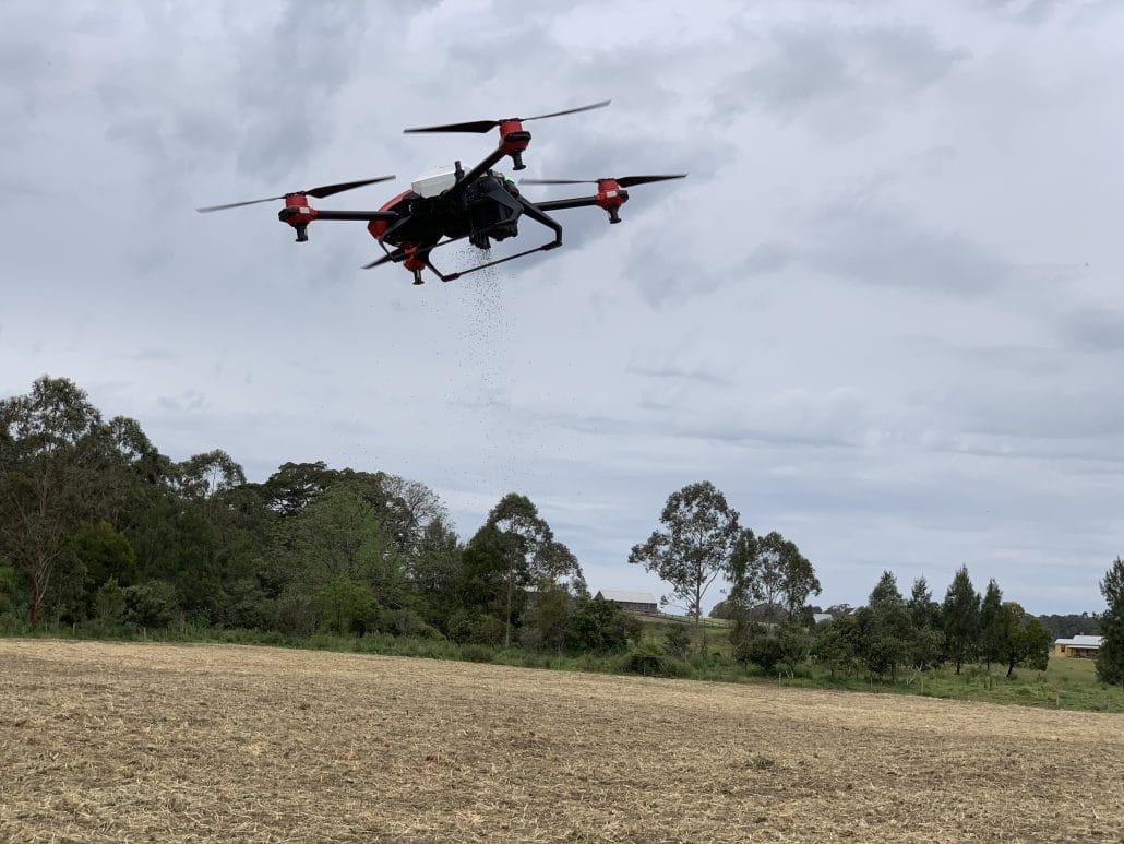 Aerial photography, drone photography by Bidgeegai Ag Drones