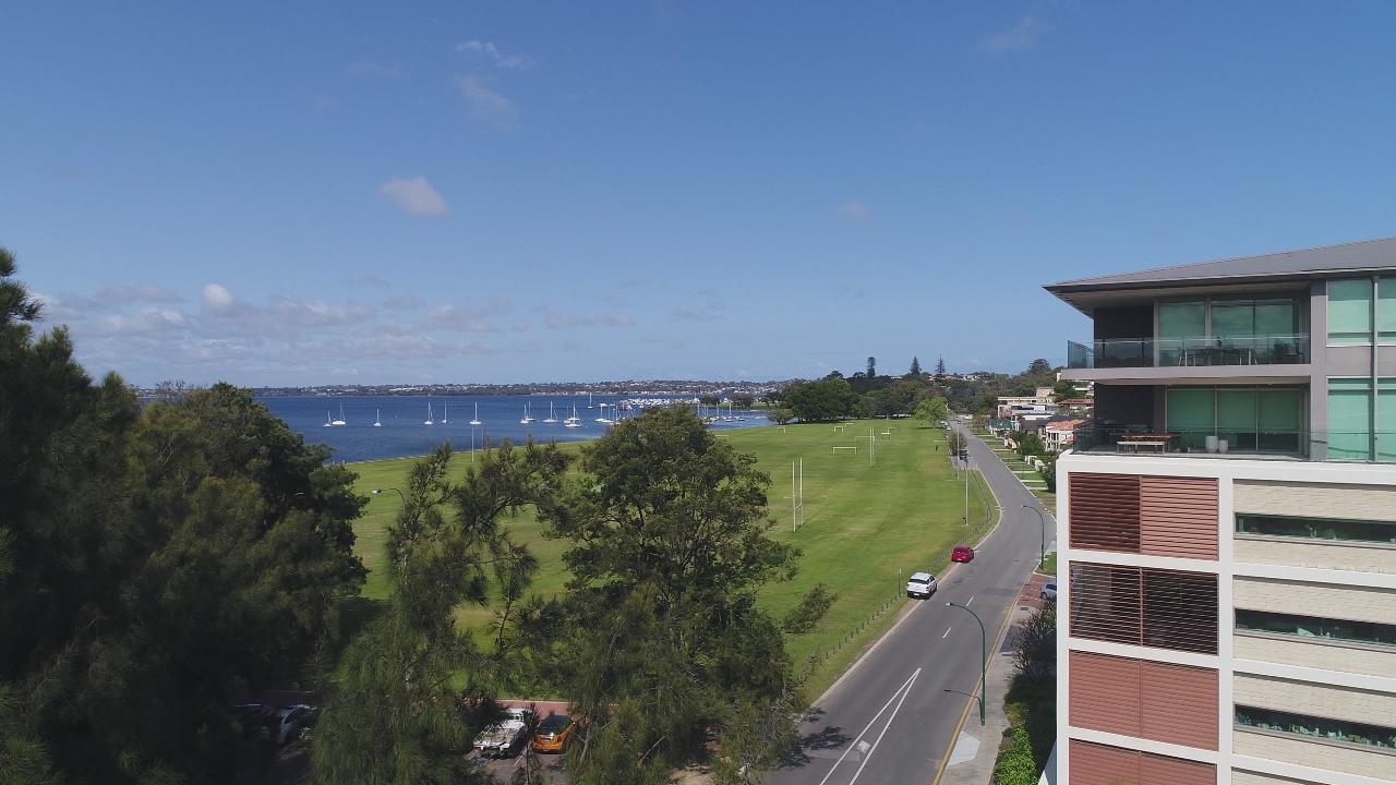 Views from virtual 5th floor balcony