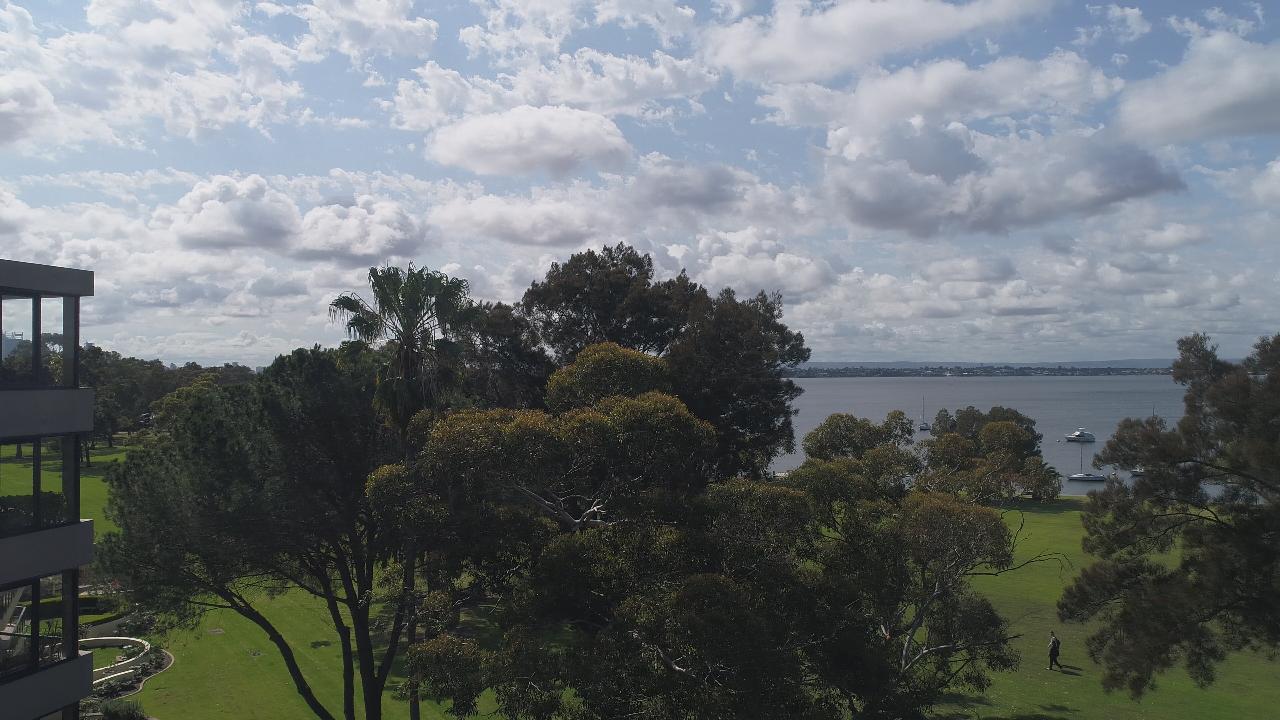 Virtual views from 5th floor balcony of proposed apartment block