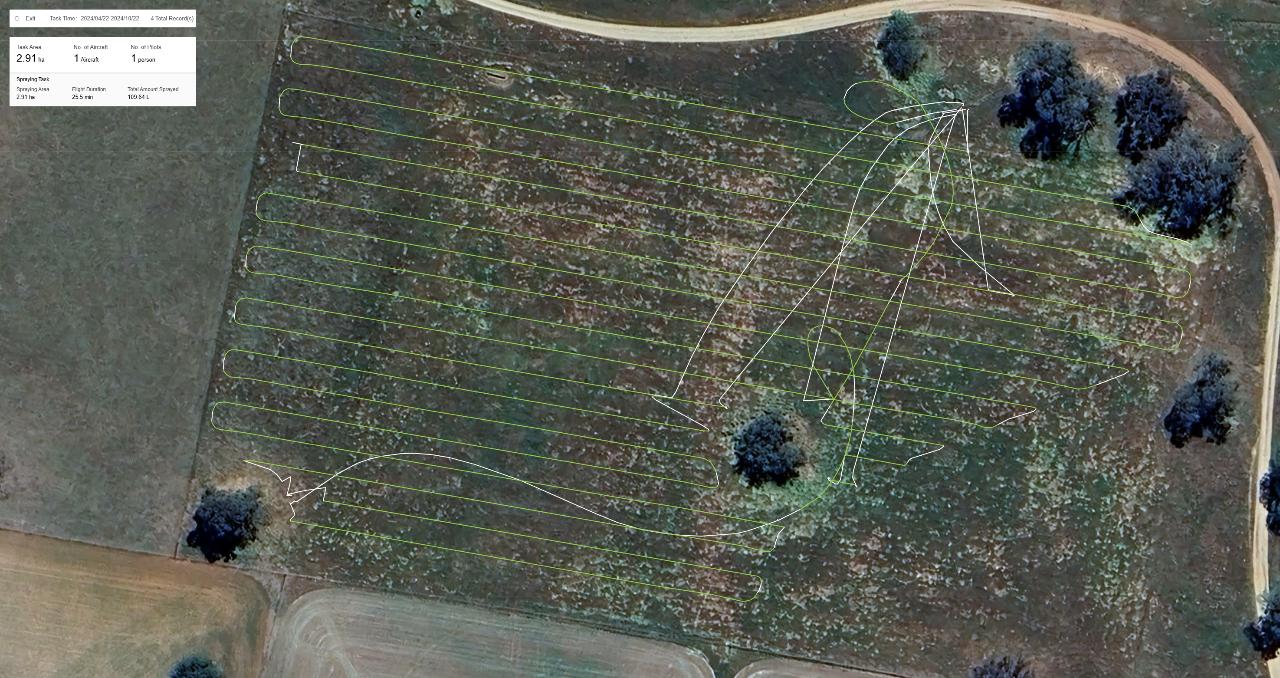 Spray Task - Small Hay Paddock