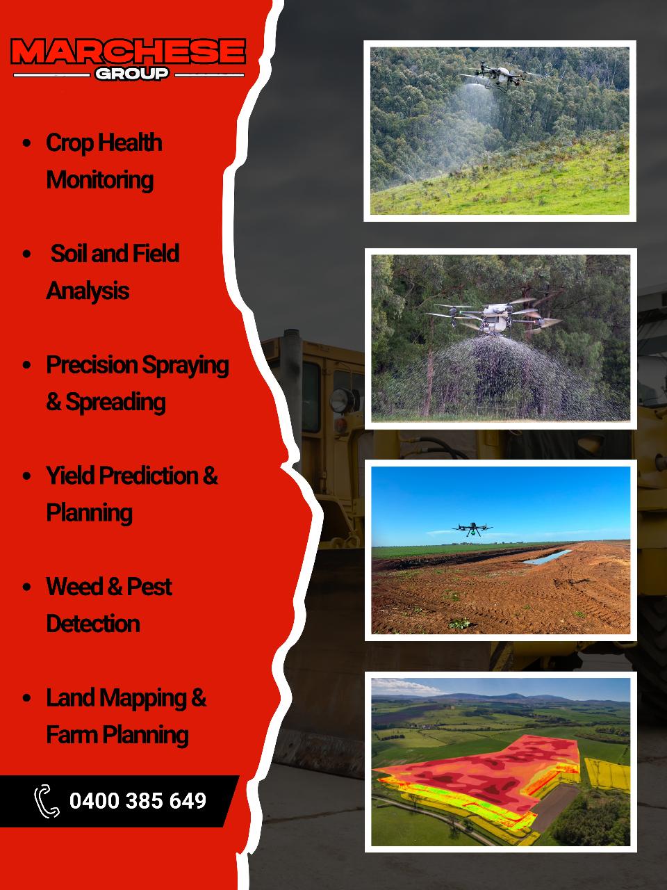 Aerial photography, drone photography by Marchese Ag