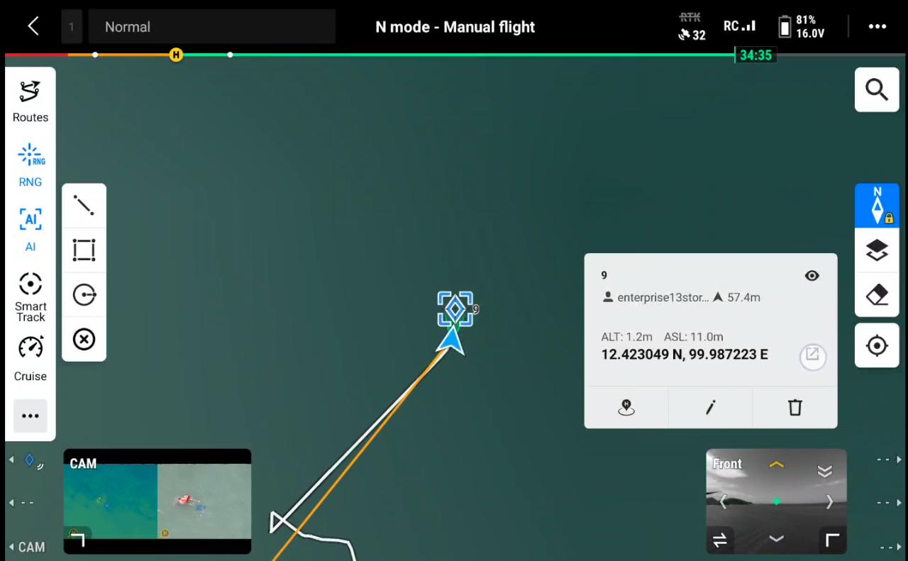 2025 - Search and Rescue Operation at Hamilcar - Racer Marina – Hua Hin, Thailand Search & Rescue service at Racer Marina Hua Hin, Thailand  In collaboration with, Hamilcar-Racer Marina, Search and Re