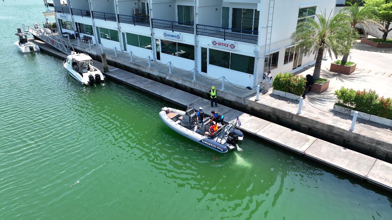 2025 - Search and Rescue Operation at Hamilcar - Racer Marina – Hua Hin, Thailand Search & Rescue service at Racer Marina Hua Hin, Thailand  In collaboration with, Hamilcar-Racer Marina, Search and Re