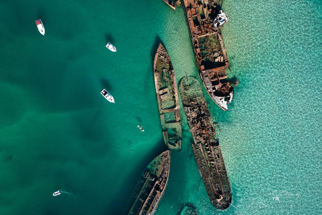 Aerial photography, drone photography by Brett